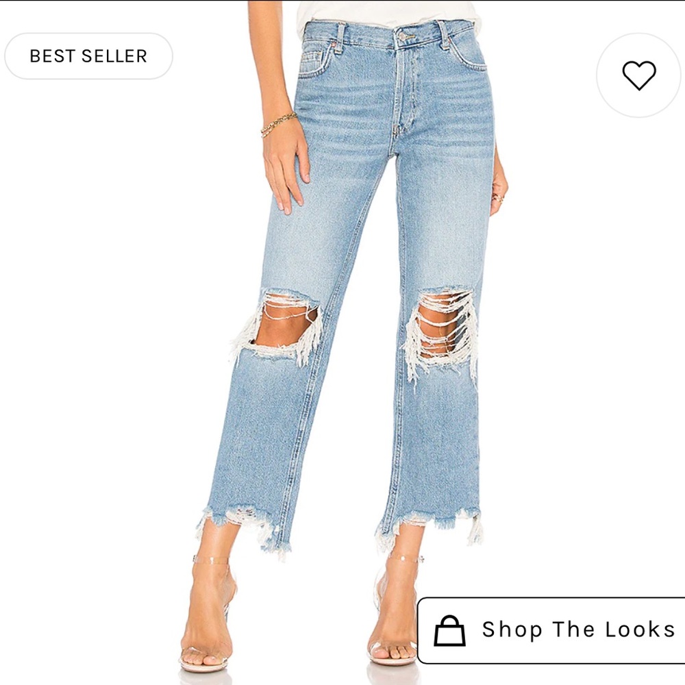 Free People Maggie Straight Jean